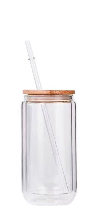 16oz, and 20oz Glass Snow Globe Cup